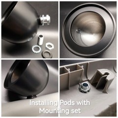 Focal 165AS3 , Access, Alu pods for Focal Midrange and Tweeters