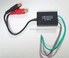 Speaker Level to RCA Line Output Car Radio Audio Signal Converter Power Amp RCA
