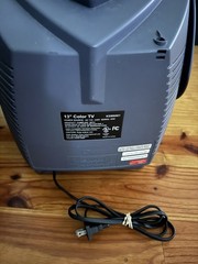 Batman Color CRT TV 13″ KSM6001 Vintage Retro Gaming Tested Works NO REMOTE
