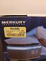 NEW Merkury Innovations Charge ‘N Shine Wireless Charging Alarm Clock & Speaker