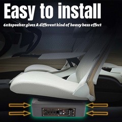 1200W Car Subwoofer Under-Seat Sub Woofer Speaker Stereo Slim Amplifier 6″*8″ US