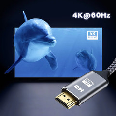 HDMI 2.0 Cable 4K 60Hz Ultra HD Braided Lead Compatible For HDTV PC Xbox 3-10ft
