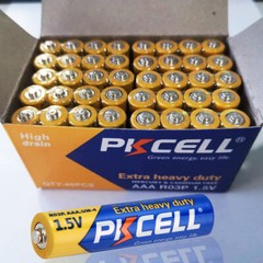 40Pcs AAA Batteries Extra Heavy Duty E92 UM4 R03P 1.5V Carbon-Zinc USA Free SHIP