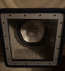 Sony Xplod Sub Speaker 10” Vintage Crunch Powerstation Enclosed LED LIGHT UP BOX