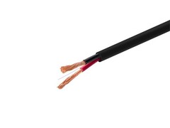 Monoprice Speaker Wire, CL2 Rated, 2-Conductor, 14AWG, 50ft, Black