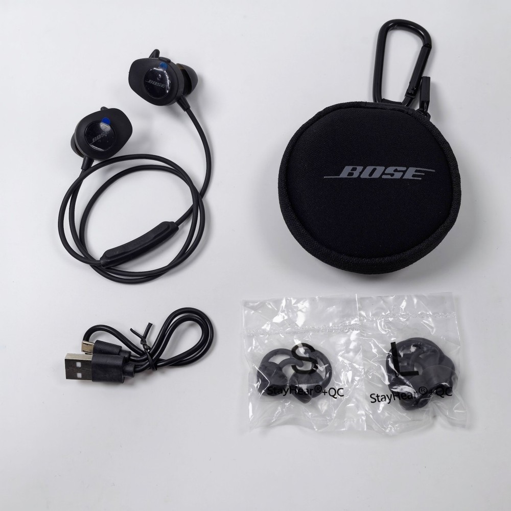 Bose SoundSport In-Ear Headphones Wireless Bluetooth Neckband Earbuds Black