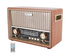 Retro- Style Decorative Radio Multifunction Music Player Bluetooth Speaker Radio