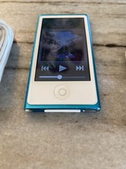 Apple iPod nano 7th Gen Blue (16 GB) NEW BATTERY