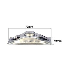 5W 8 Ohm DIY Audio Speaker Loudspeaker 40mmx70mm 2pcs