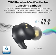 TOZO Golden X1 Galaxy Blue/Black Earbuds OrigX Pro, LDAC & Hi-Res Audio Wireless