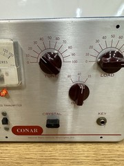 Conar 400 Mono Band Ham Radio Transmitter Crystal Key TESTED Works.