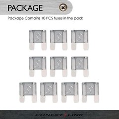 10pcs 25A Amp MAXI APX Maximum Large Blade Fuse for Auto Boat Truck RV Car Audio