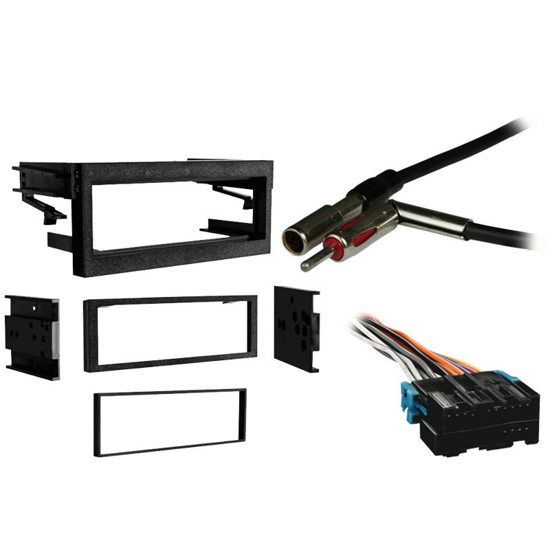 Fits Chevy Full Size Van Express 96-00 Single DIN Harness Radio Dash Kit