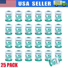 US STOCK!!! 25X LS14250 1/2 AA 3.6v Lithium Battery 1200mAh, LS 14250 Battery