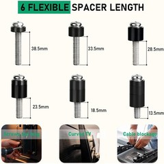 M8 Screws for Samsung TV Mounting Kits M8 x 45mm Pitch 1.25mm VESA Bolts Washers