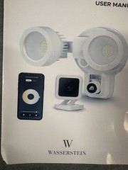 3-in-1 SmartCam Floodlight Charger and Mount for SimpliSafe Noorio B210 Wyze Cam