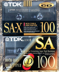 Maxell XLII 90 TDK SA Fuji DR High-Bias Blank Cassette Tape Lot 8 SEALED Type-II