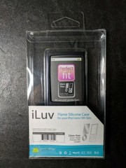 iLuv iCC303 Black Flame Silicone Soft Case for Apple iPod 5th Generation Nano