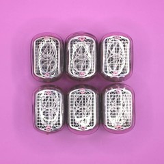 6x NOS IN-12A Nixie Tubes Same Date / Tested / 100% Working / Soviet / 6pcs