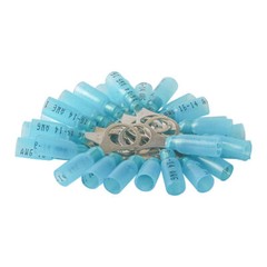 Waterproof Heat Shrink Ring Terminals M5 M6 M8 M10 Wire Connectors 16-14 AWG Kit