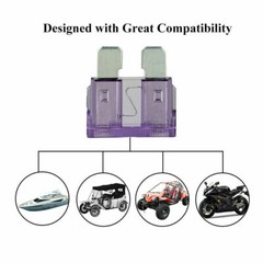 120Pcs Mini Auto Blade Fuses Car Fuse Box Assorted Set 5 10 15 20 25 30AMP Kit