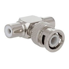 BNC to RCA Adapter Coax Cable Converter Male Female Splitter Jack Plug Connector