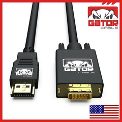 HDMI to VGA Cable Converter Adapter For HDTV PC Desktop Monitor Video 1080P 6FT