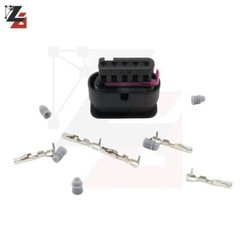 Pack (1) 5 Pin 4F0973705 Mass Air Flow MAF Connector Adapter For Audi For VW