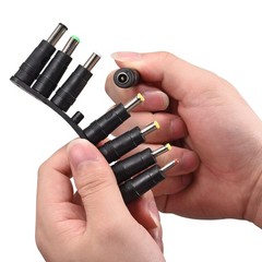 8 x DC Power Adapter Kit 5.5 x 2.1mm Jack Converter Barrel Connector Sets
