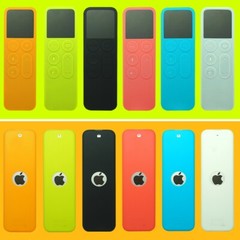 Apple TV 4, 4K, 5th Siri Remote Controller Shock Proof SLIM Silicone Case Cover