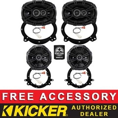 KICKER DSC6504 6.5″+6X9″ DSC69304 OEM SPEAKER KIT FOR TOYOTA HIGHLANDER 2008-13