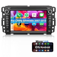 AWESAFE Android Car Stereo for Chevy Silverado 2007-2013, GPS, Bluetooth, CarPla