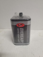 Eveready Super Heavy Duty Battery 6 Volt 6V No. 1209 Lantern Style Sealed New