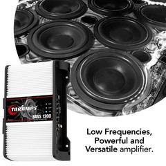 Taramps Bass 1200 1 Ohm Monoblock Amplifier 1200 Watts Rms 1 Channel 14.4VDC