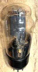 U12 MARCONIPHONE BLACK MESH PLATE BRITISH MADE LARGE CUP GETTER TUBE FW U14 NOS