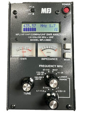 MFJ-269C Antenna Analyzer HF/VHF/UHF w/Soft-Side Case, AC Power Cord, and Manual