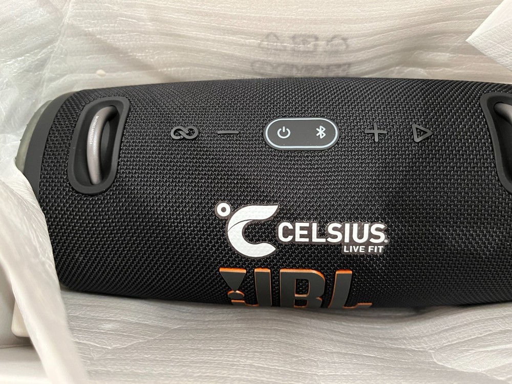 NEW CUSTOM CELSIUS X JBL XTREME 3 Wireless Portable Bluetooth Speaker Black RARE