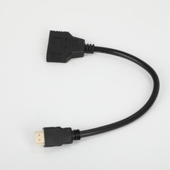 1PC HDMI 1080P Male to 2 Female 1 In 2 Out Splitter Cable Adapter Converter