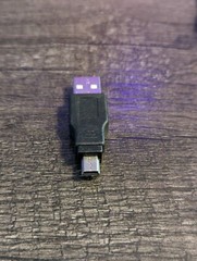 USB 2.0 Mini-B Male USB Adapter (Less Than 1ft)
