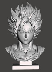 Goku Bust w/Stand – Dragon Ball Z Anime Gift – Gift for Gamer – Dad Gift Idea