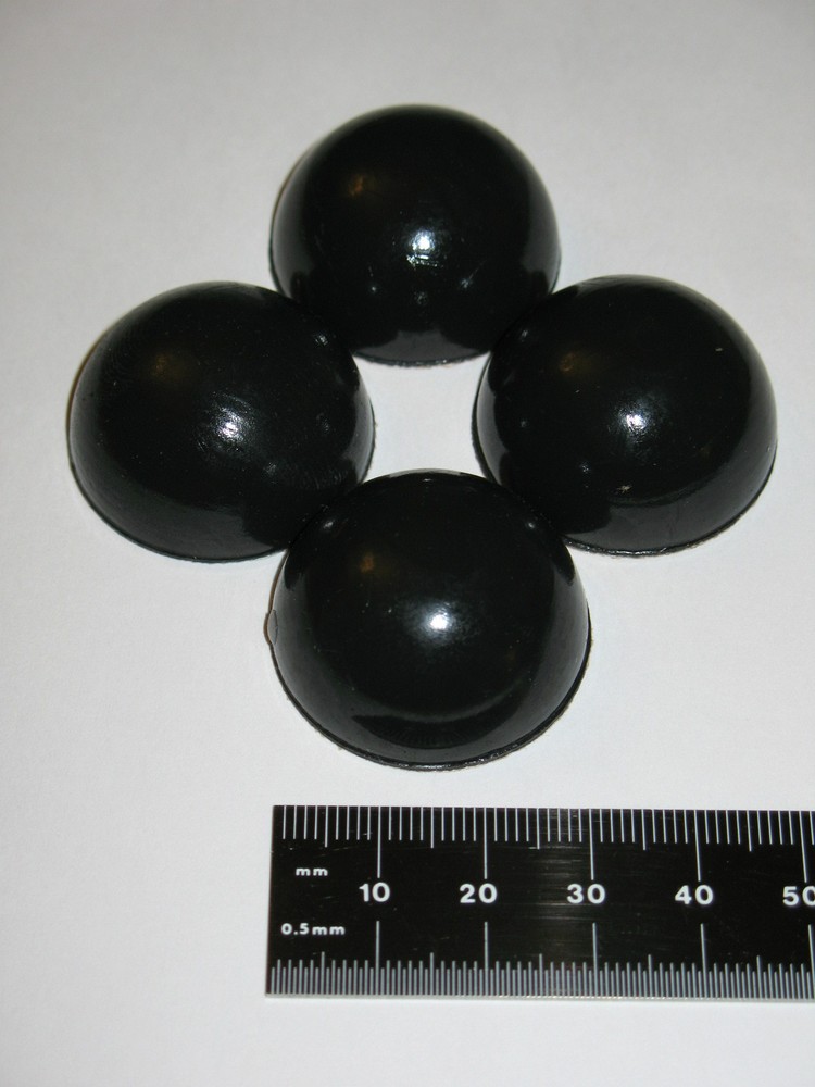 4 SORBOTHANE 1 1/4 inch VIBRATION ISOLATION FEET 70D FIRM 32mm HEMISPHERE FOOT