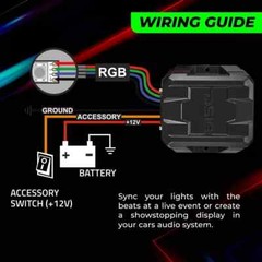 DS18 LC-RGB LED Light Bluetooth Controller Water Resistant Marine Boat IP66 v5.4