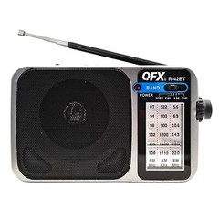 QFX R-42BT 3-Band AM/FM/SW Radio +Bluetooth +USB +LED Flash Light