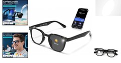 AI Smart Glasses with Open-Ear Speaker & Bluetooth 5.4 – Stylish & Functional