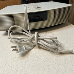 Bose Wave Radio Model AWR113 White Working With Cord No Remote