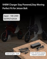42V Charger for Jetson Electric Bike, Compatible with Jetson Bolt, Bolt Pro, …