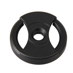 Black 7 Inch 45 RPM ABS Vinyl Record Centre-Hole Adapter for Turntables Record