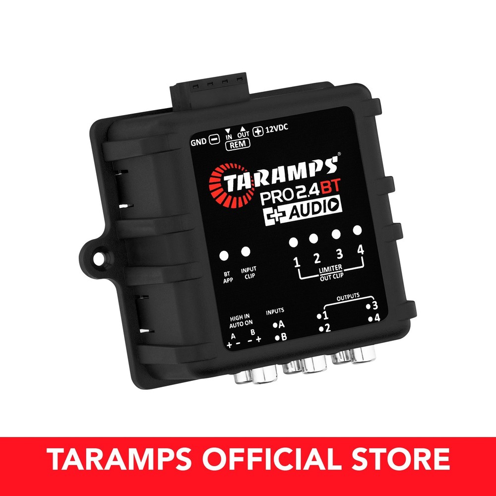 Taramps PRO 2.4BT + Audio Digital Audio Processor Bluetooth 4 Channel DSP – NEW!