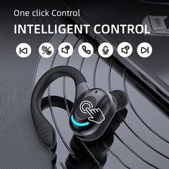 Bluetooth 5.2 Headset Wireless Earbuds Earphones Stereo Headphones Ear Hook USA