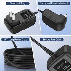 AC Charger for NaviSkauto 9 inches,10.1 inches/DR.J 9.5″ 10.5″ PDVD DVD players